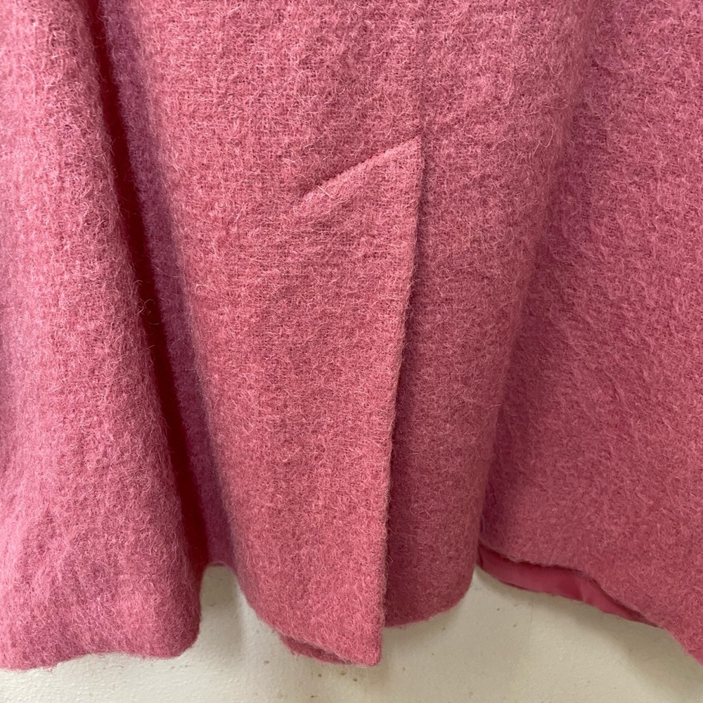 Talbots Mauve Pink Wool Alpaca Mohair Coat XL - Picture 9 of 12